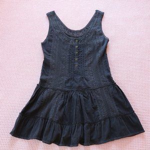 Gorgeous Dark Blue Free People tunic, Size 2